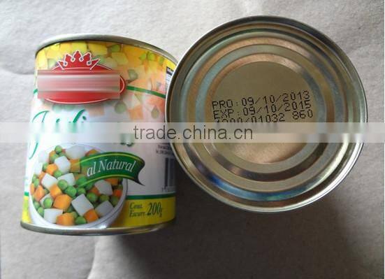 CANNED MIXED VEGETABLES