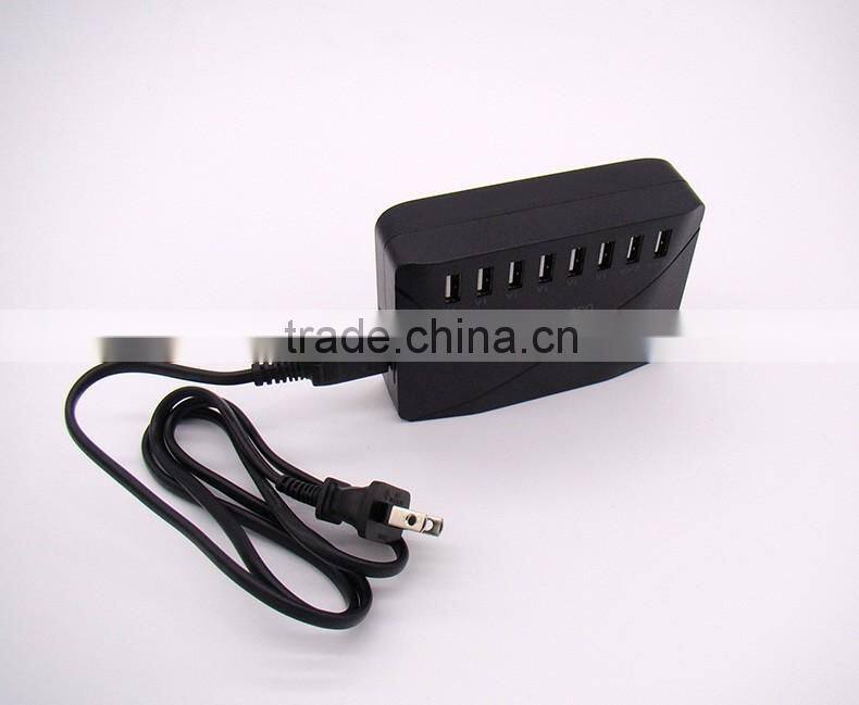 Wholesale Quick Charger 2.0 USB Charger 8 Port Charger for Samsung Note