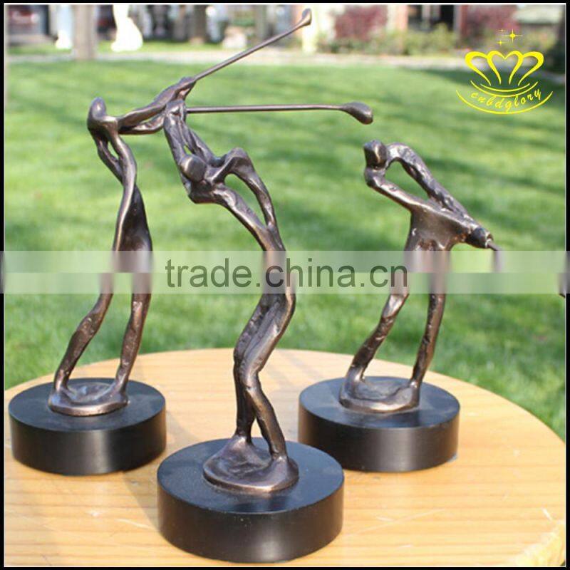 modern metal copper sculpture interior decoration figurine