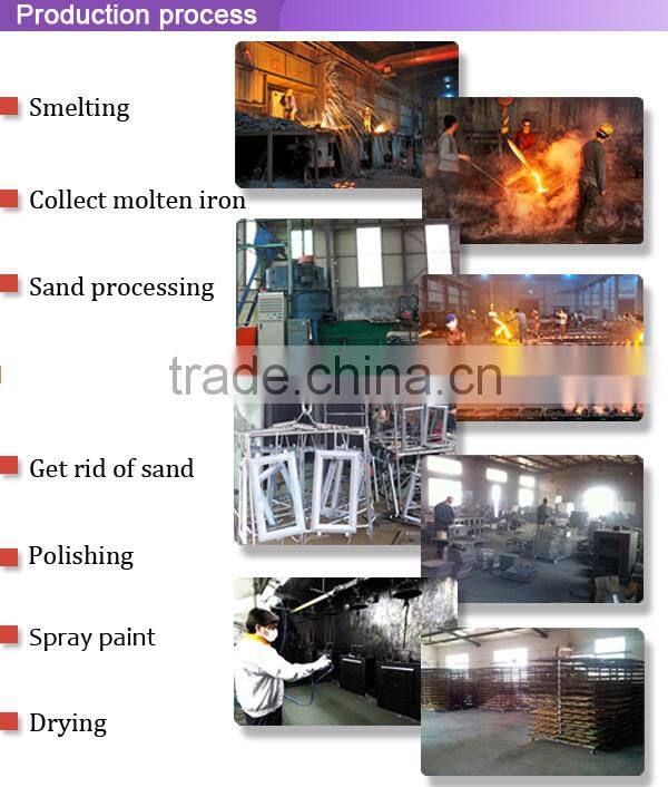 Cast iron material grate from FIREWAY brand