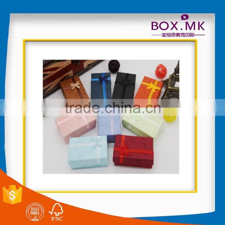 Cheaper High Quality Rectangle Pink Custom Made Jewelry Boxes
