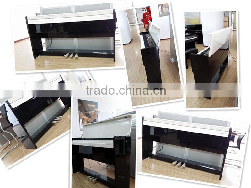 HD-8818 Factory 88 Keys Touch Sensitive Hammer Keyboard Most Competetive Baby Upright Piano Prices