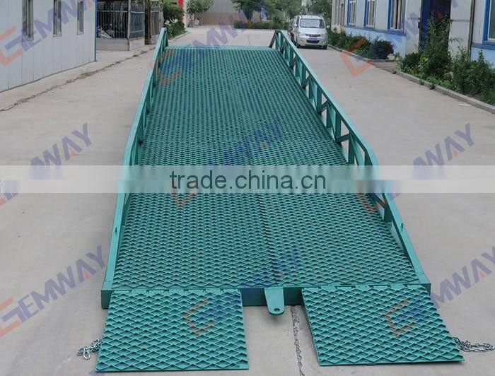 China manufacturer trailer ramps electric loading ramp for container