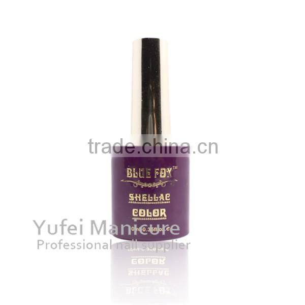 Blue fox 10ml soak off uv led nail gel polish