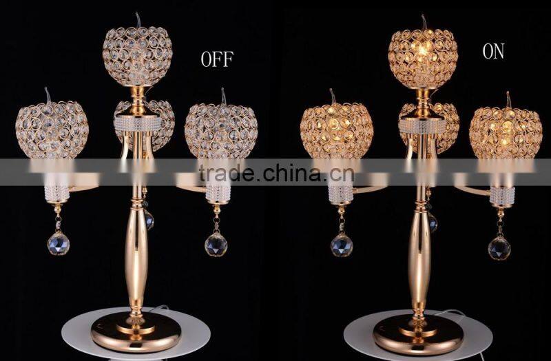 Top Sale Special Design Energy Saving Crystal Table Lamp With 4 Lights