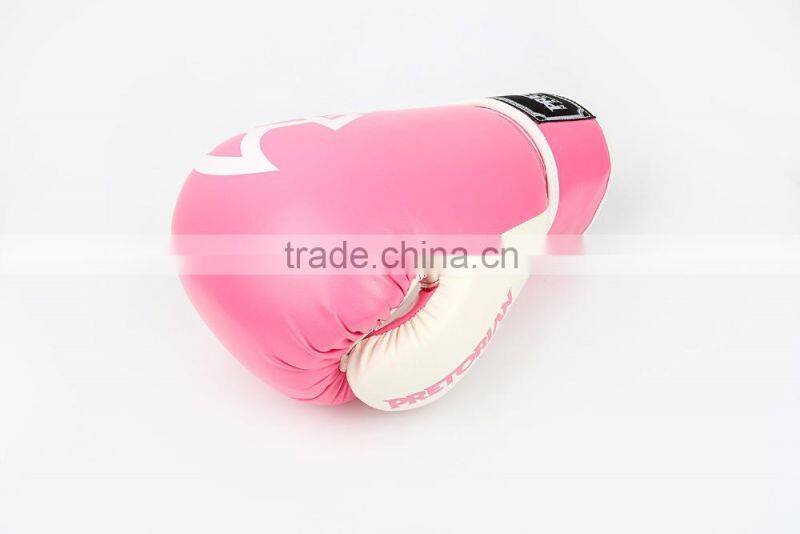 Popular Pretorian Kick Boxing Gloves Pink Women Fighting PU Leather Box Glove