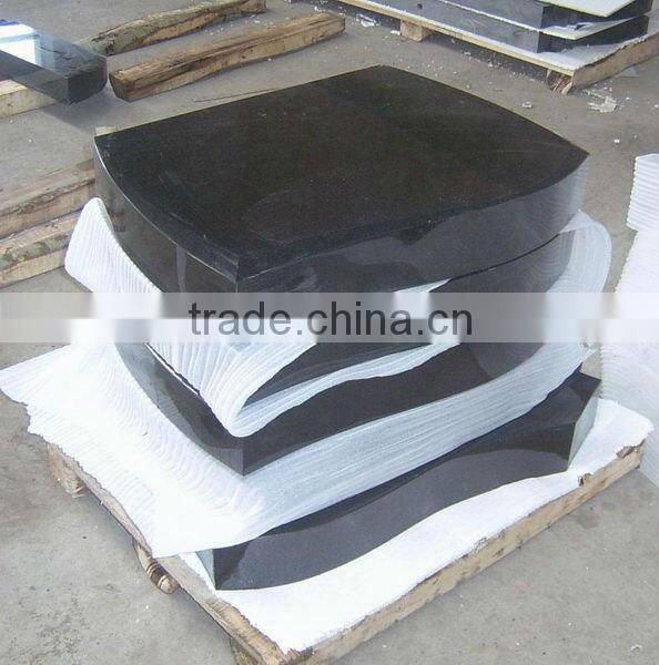 Shanxi Black granite tombstone
