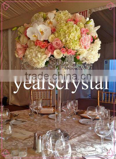 decorative crystal table candlestick wedding