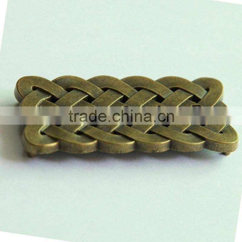 Fashion Metal Leather Label