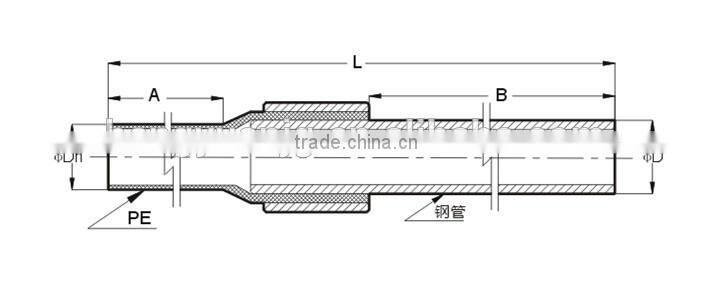 HDPE Transition Pipe FITTING