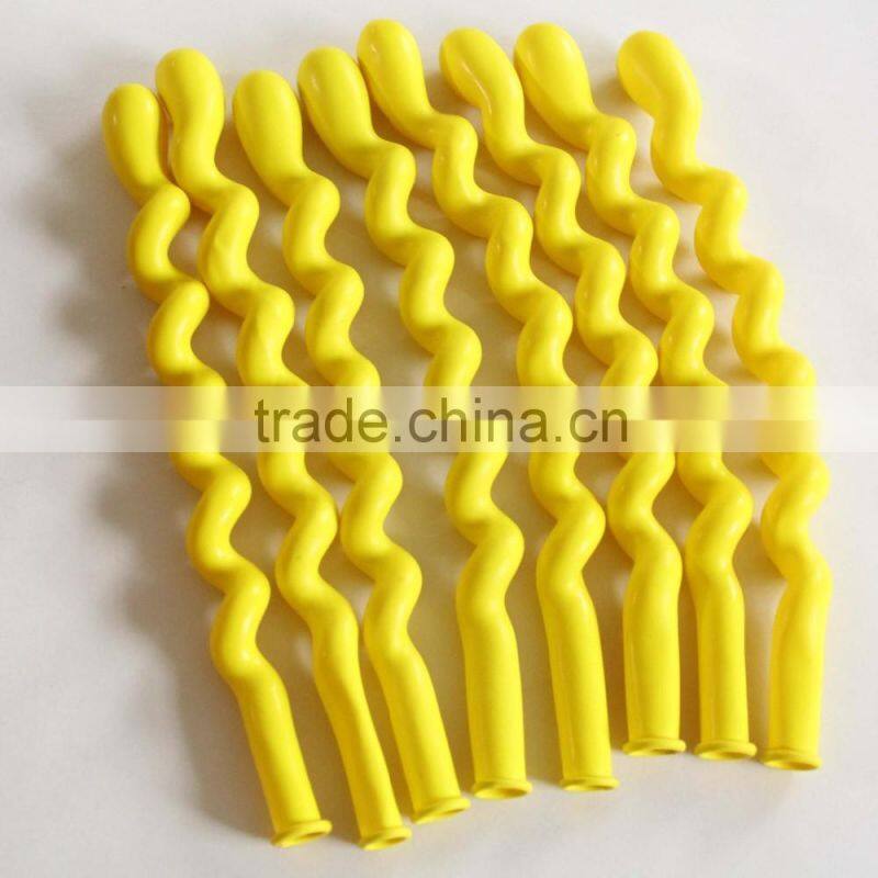 different shaped long balloon spiral balloon decoration latex balloon