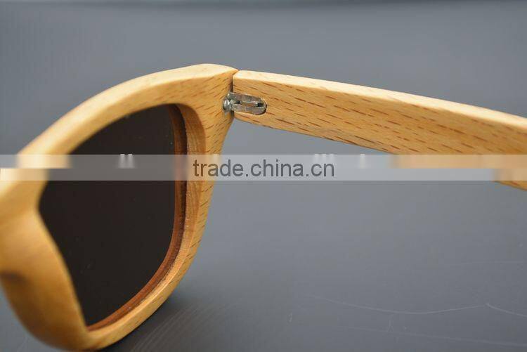 2015 OEM Newest Wood Glasses 100% Nature Wholesale Handmade Custom Bamboo Eyewear Du Wood Sunglasses