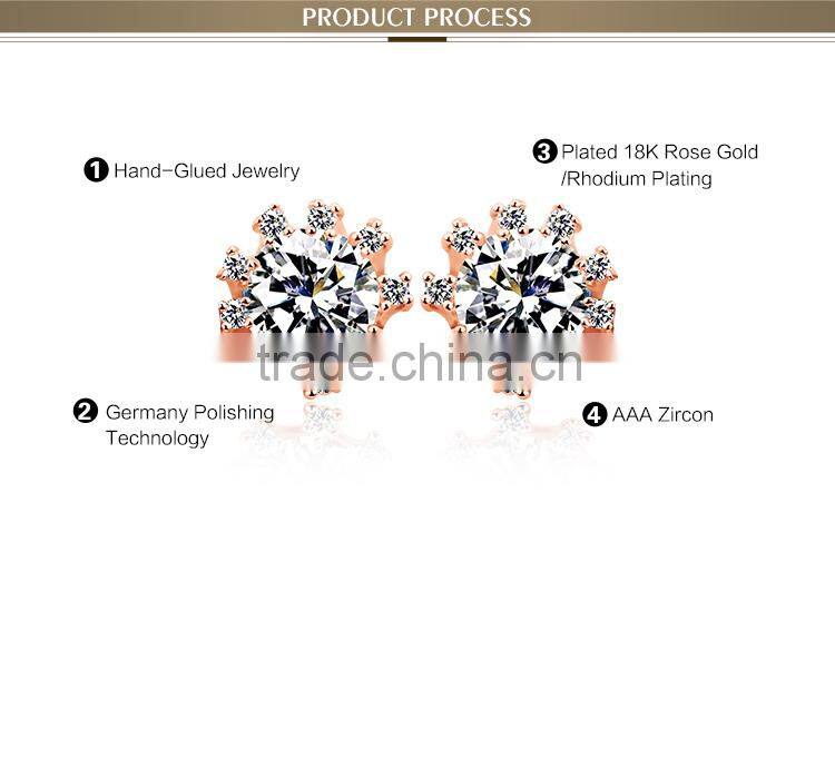 OUXI wholesale price korean fashion accessories made with AAA zircon