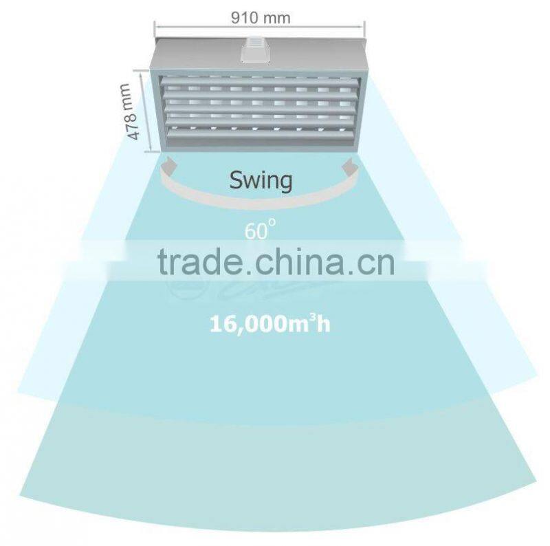 auto swing plastic air duct diffuser for air cooling system