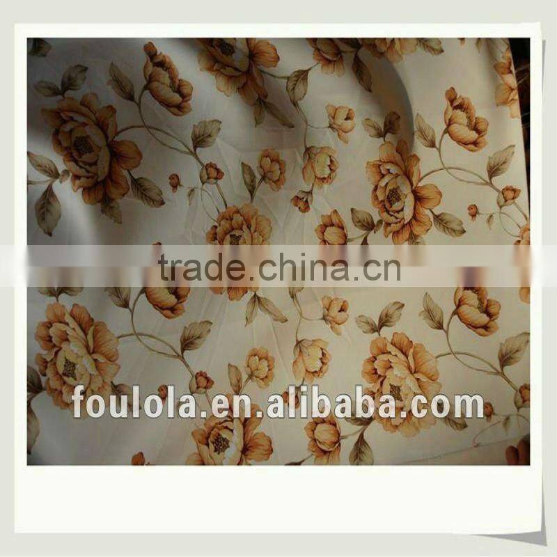 100% Polyester Yarn Printed Anti-fire Curtain Fabric