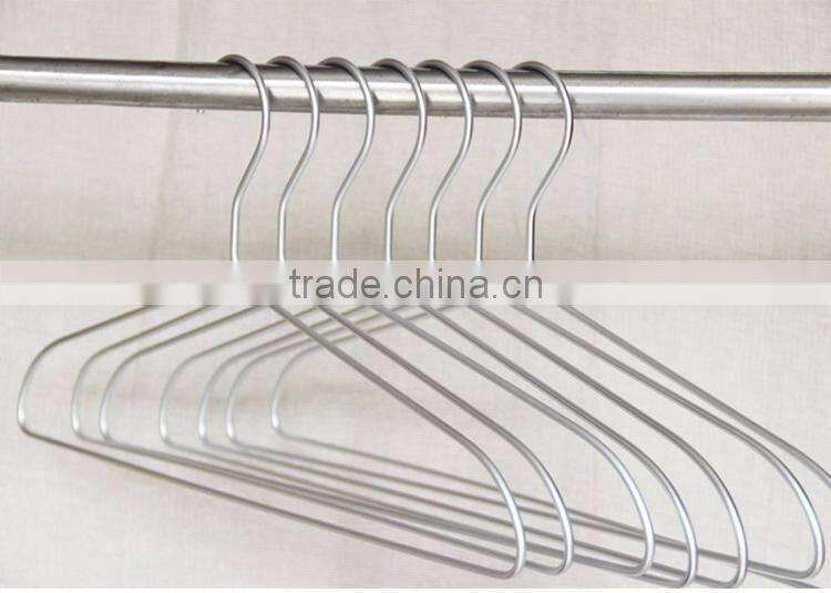 Luxury Aluminum Tops Hanger ,Strong Metal Clothes Hanger