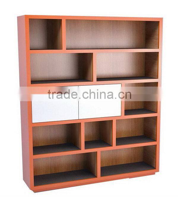 High technology design 2015 hot selling luxury wooden bookcase