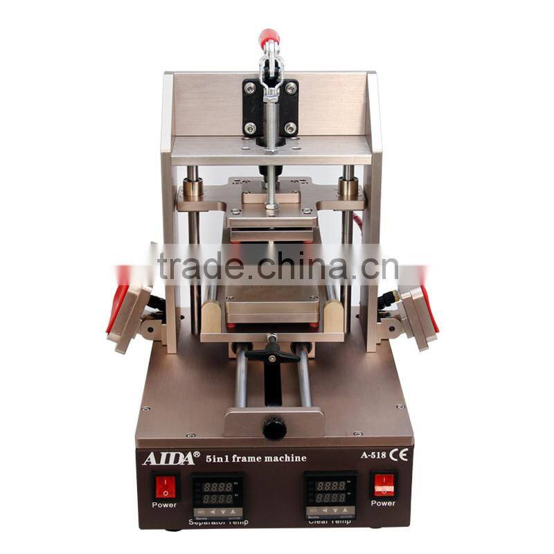 2016 ,5 In 1 Multifunction LCD Refurbish Seperator Machine AIDA A518 ,support for Iphone 4 /5 /6 and 6 plus