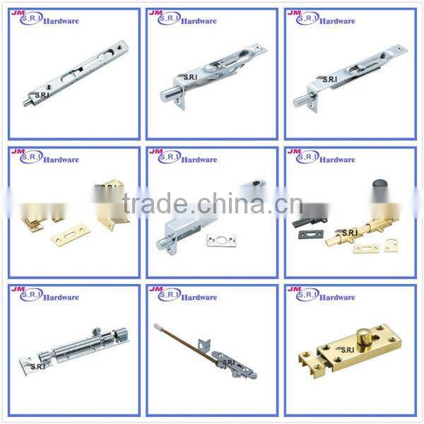 New design high end fashional brass flush door bolt