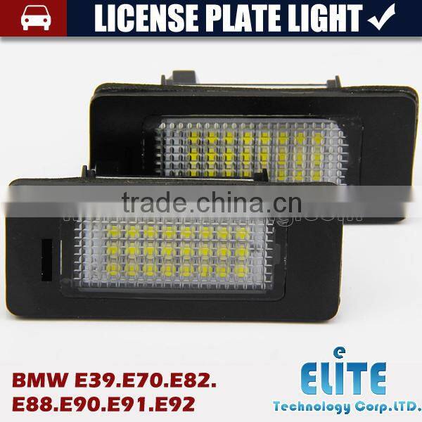 Factory supply high power LED License Plate Lights for E39/E70/E82/E88/E90/E91/E92
