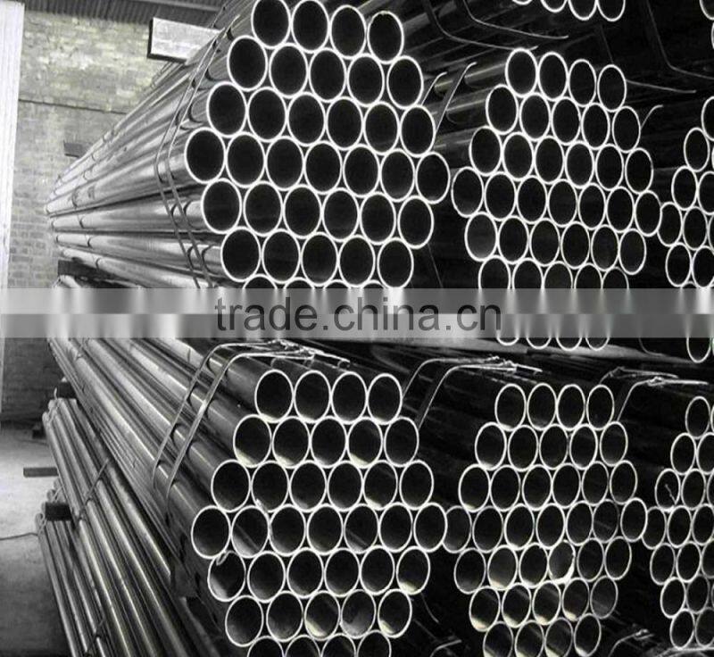 Hot sale mild steel annealed black iron round pipe/tube extruded steel tube weight