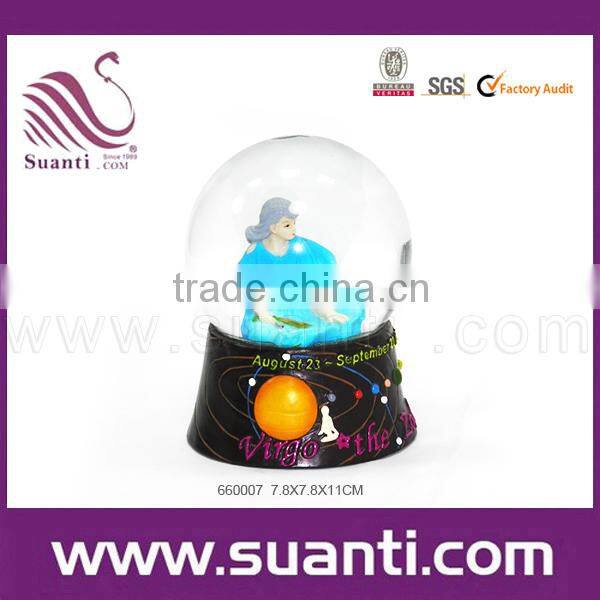 Crystal snow globe