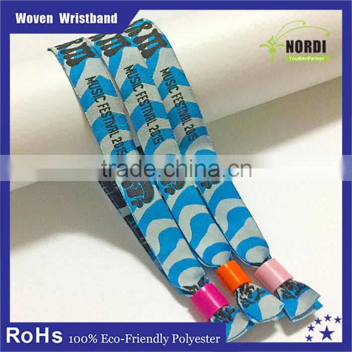 Promotional factory direct sale price woven wristbands&rfid wristband