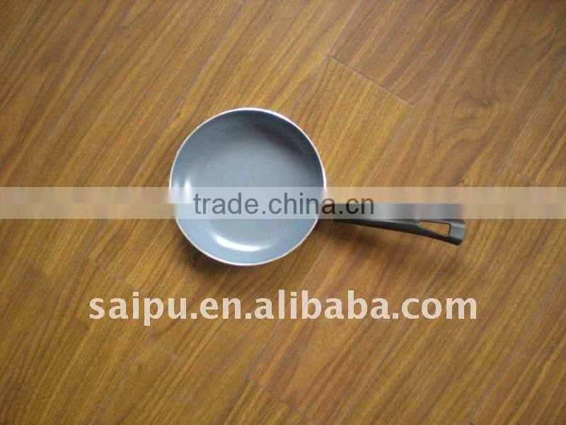 20cm, 2.0mm thickness grey ceramic coated frying pan