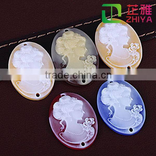 2014 hot Cheap wholesale resin cameo