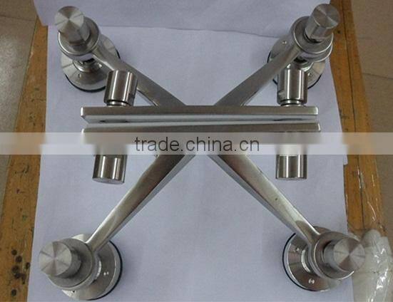 2014 hot sale lowes stainless steel glass spider canopy hardware