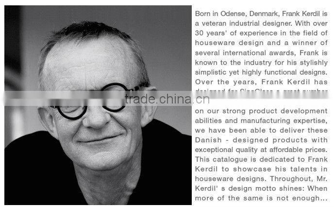 SINOGLASS 4 pcs glass storage canister jar set with TUSCAN VILLA decal