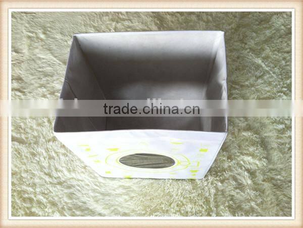 Washing machine style storage box