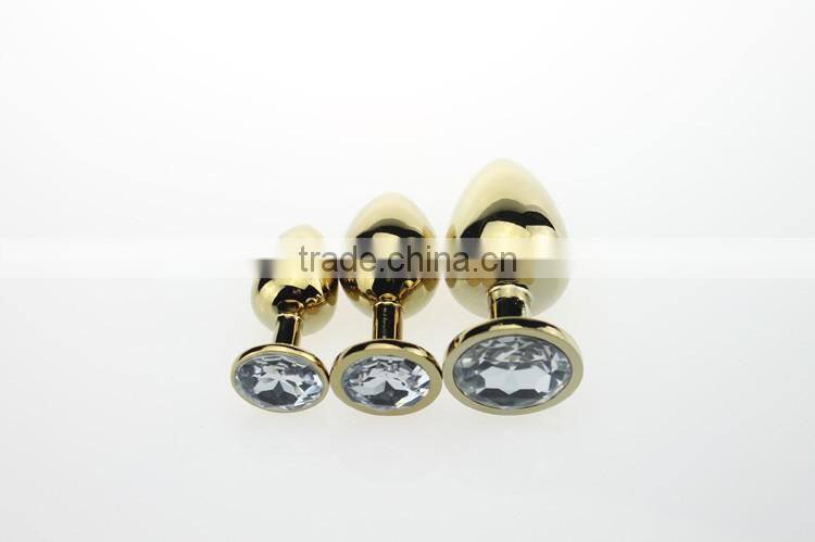 Big Size Fancy Adult Sex Toy Steel M&F Screw Vibrating Stainless Butt Plug