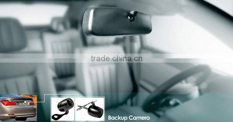 4.3inch TFT-LCD 1000cd/m2 screen mirror monitor interior rear view mirror 2-videos input with OEM bracket