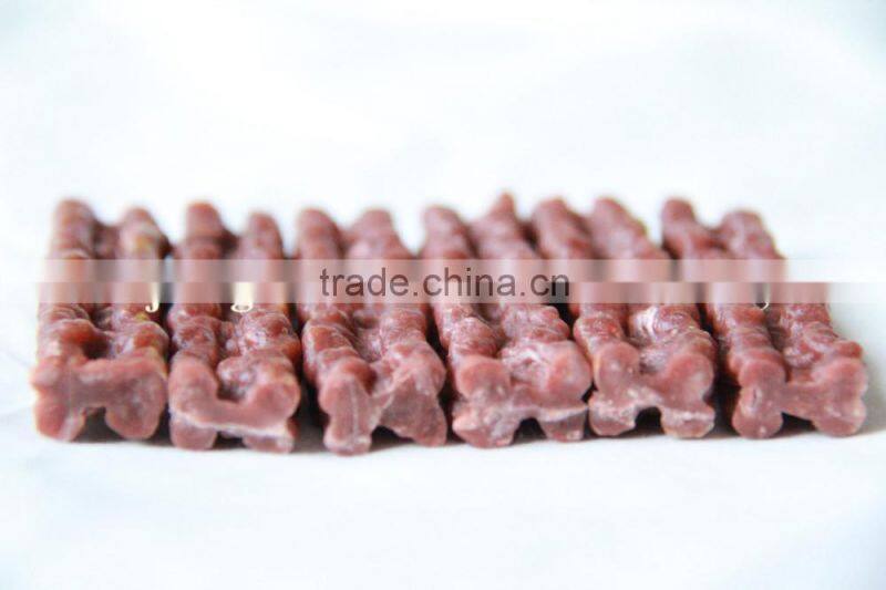 freeze dried food (dog treats beef stick shaped bone)