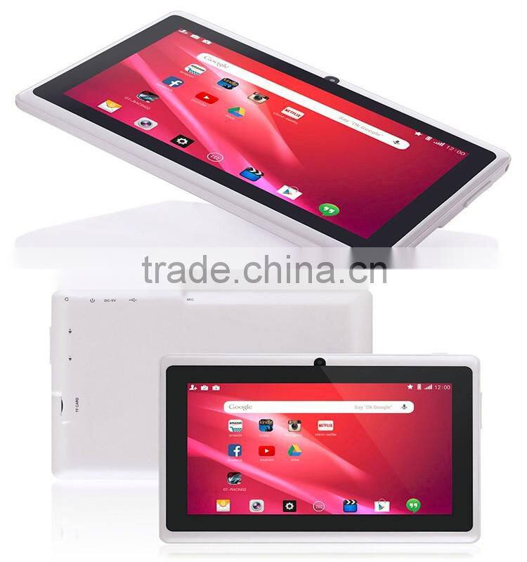 Factory wholesale Q88 tablet pc in A33 quad core