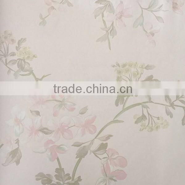 non woven Hot sale flower garden artificial Wallpaper