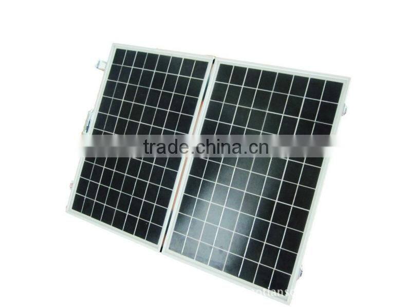 50W Monocrystalline Folding Solar Panel Portable Solar Power System