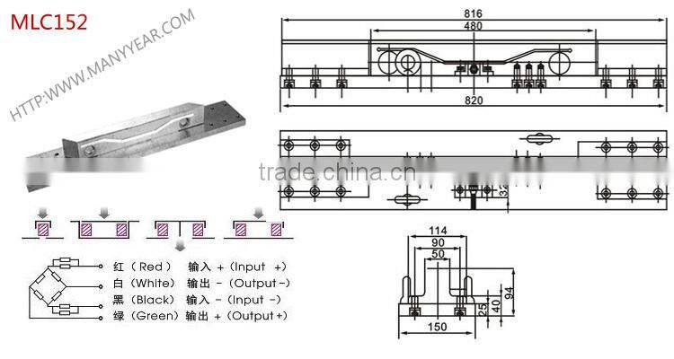 railway scale load cell, tension load cell