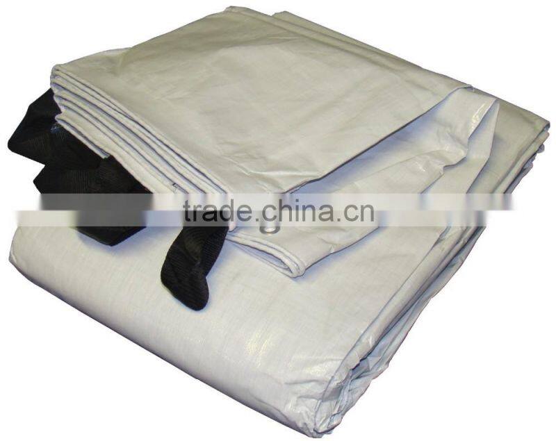 18' x 24' Ice Rink Liner Tarp- Heavy Duty White Color Ice Rink Liner Cover Tarps