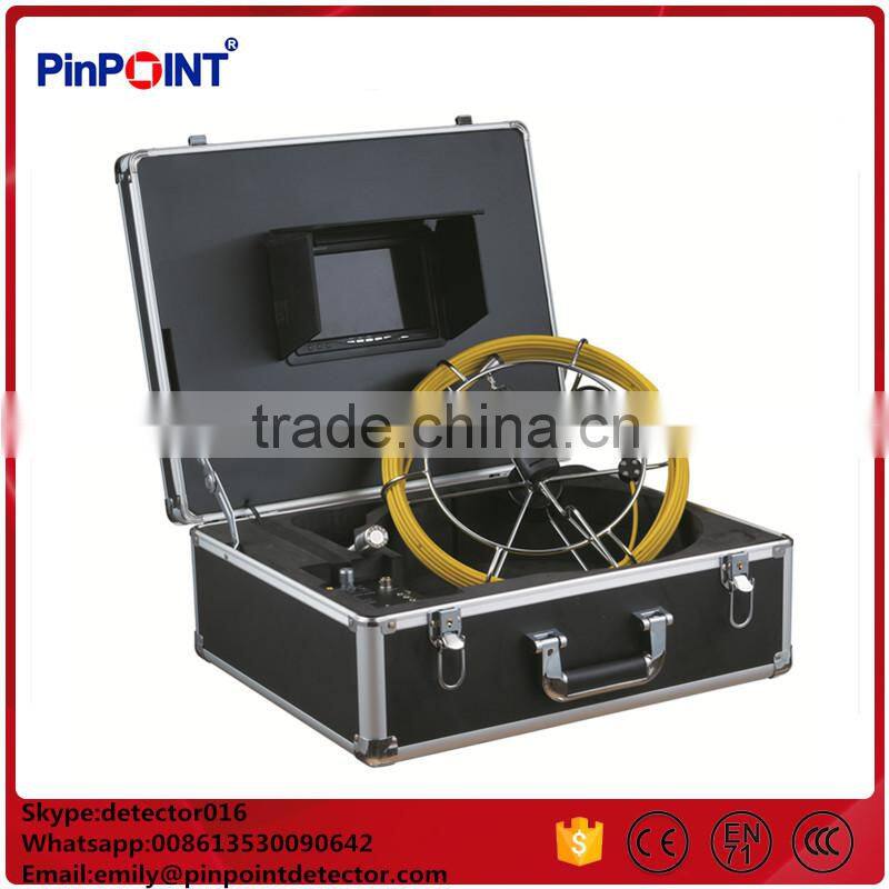 23mmx120mm camera water pipe inspection camera With DVR Function and 50m cable