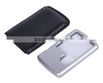 credit card sized magnifier ,H0T047 magnifier lamp led light head magnifying glass