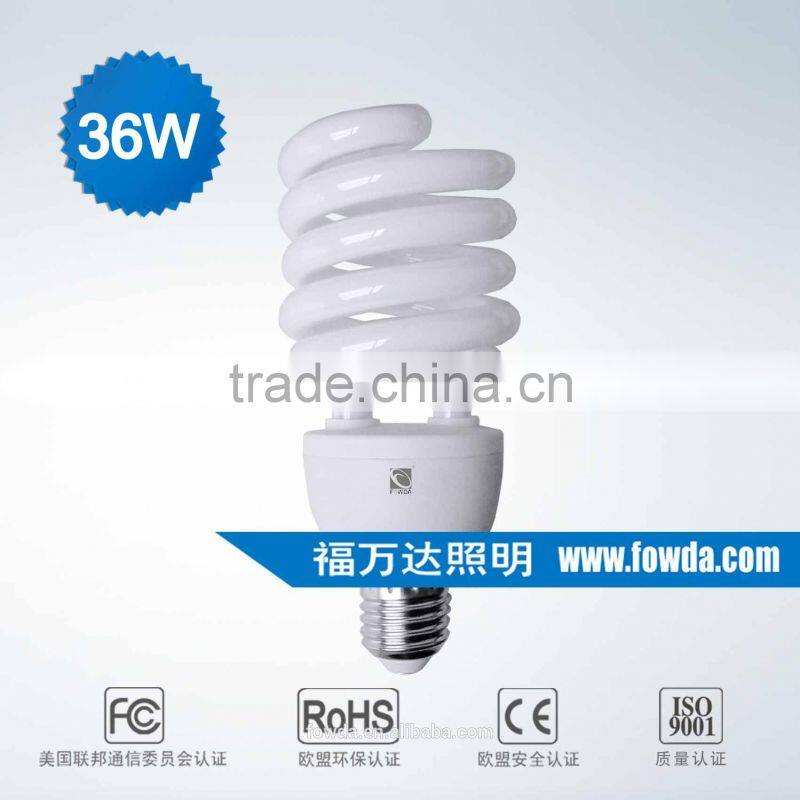 CHINA CHEAP 36W HALF SPIRAL CFL FLOURESCENT