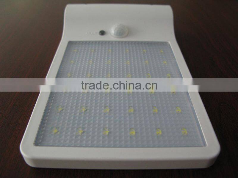 Waterproof SMD2835 450lumen solar led motion sensor light