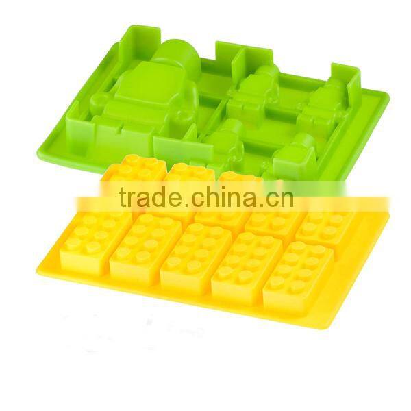 Hot Sale Silicone Building Bricks mold ,Building block mold and Minifigure mold