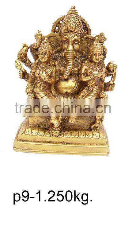brass ganesha statue
