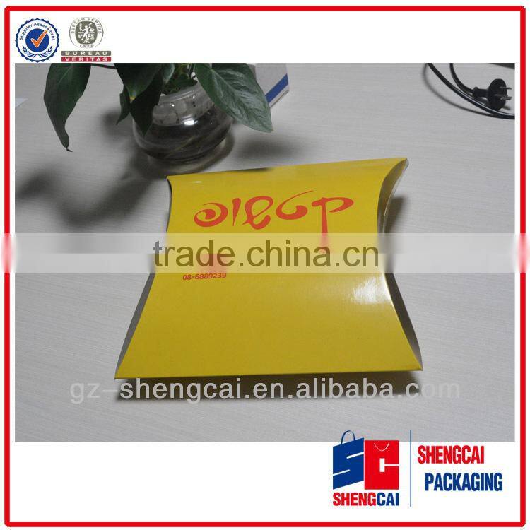 Best selling products paper folding gift box paper pillow box on alibaba website