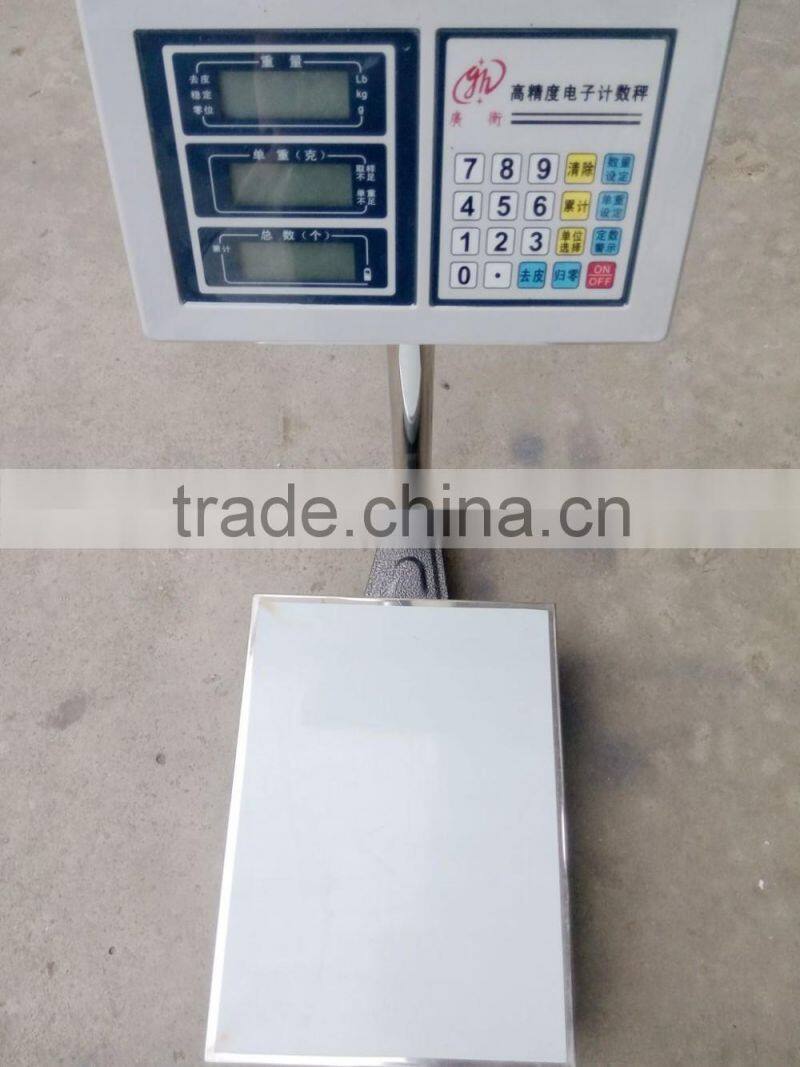 2016 New High Quality Platform Weighing Price Scale 60kg weighing scale for sale