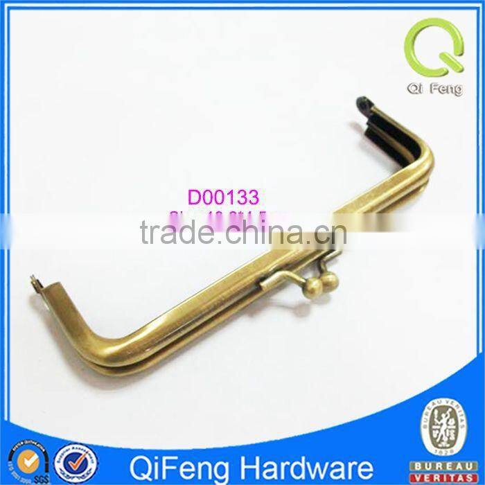 D00133 fashion metal handbag handle antique style arch shape