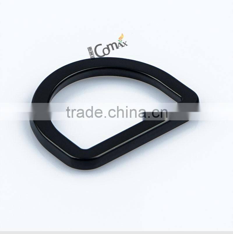 High End Gunmetal Metal D Ring